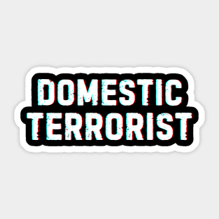 Domestic Terrorist - Esau Cooper and Tucker Carlson Sticker